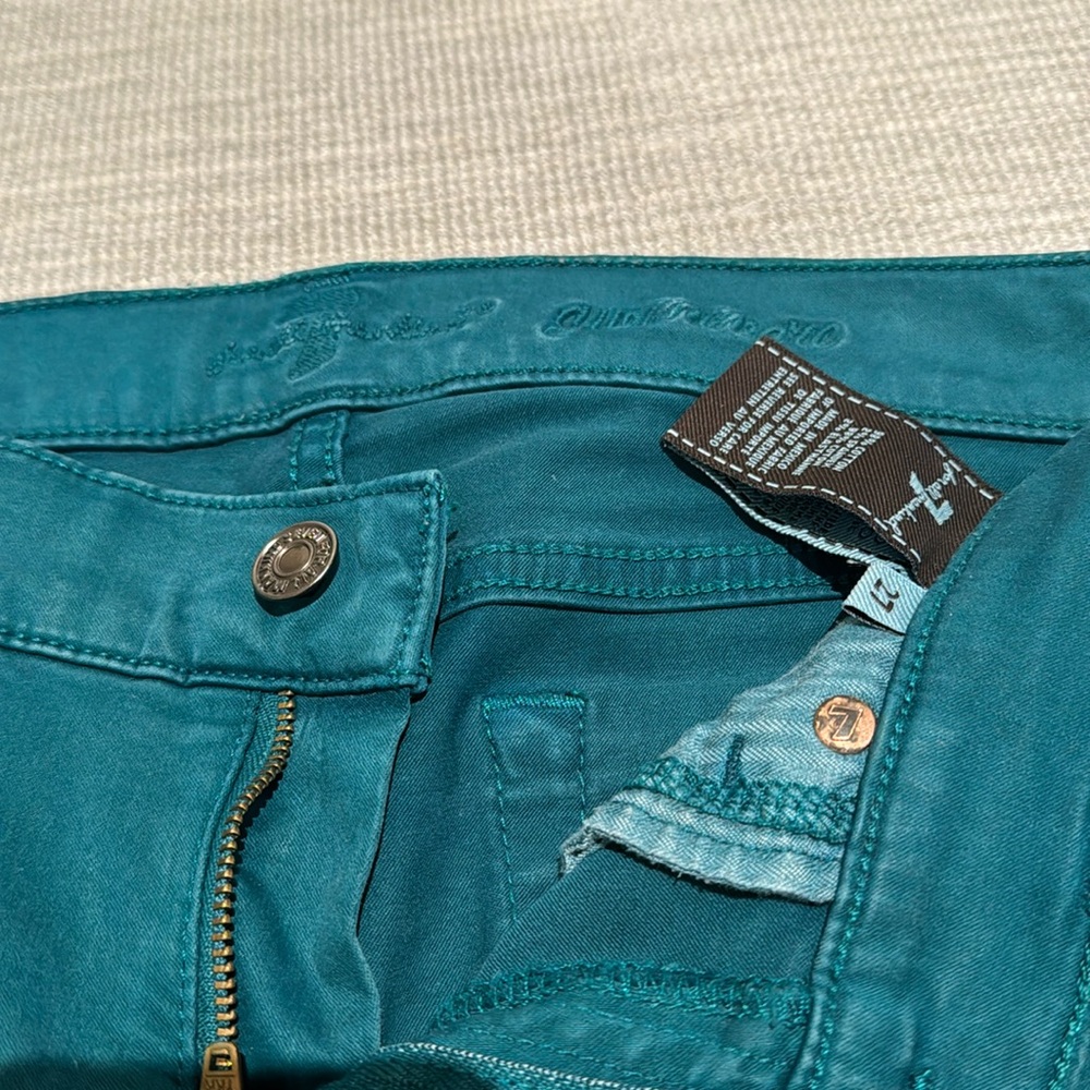 7 for All Mankind - Gwenevere green pants - size 27